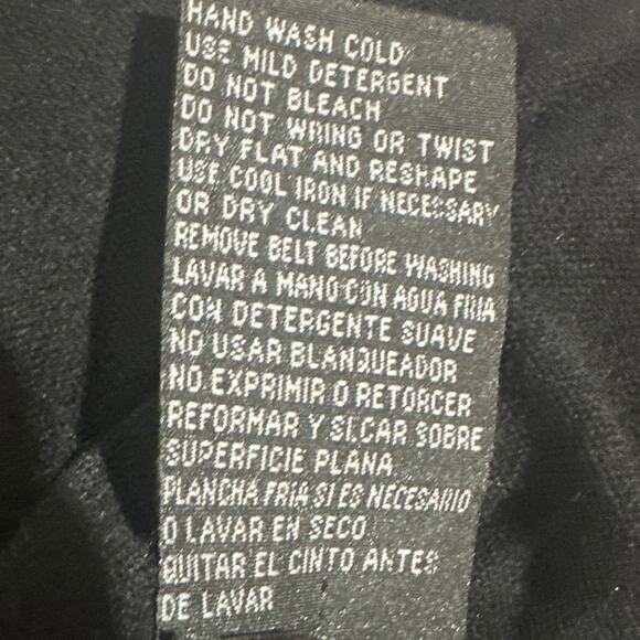 R&K original Soft black turtleneck sweater dress flare bottom long sleeves Med. - Picture 6 of 6